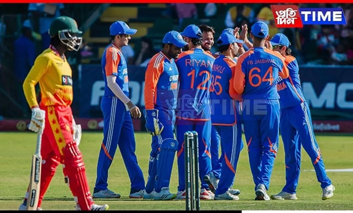 India Clinches Series 4-1 with 42-Run Victory Over Zimbabwe